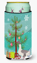 Buff Grey Back Goose Christmas Tall Boy Hugger Can Cooler Sleeve Machine Washable Drink Collapsible Insulator Beverage Insulated Holder