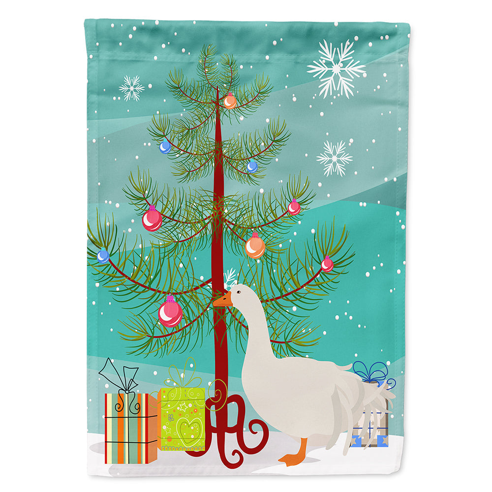 Sebastopol Goose Christmas House Flag 28x40 Porch Sleeve Pole Decorative Outside Yard Banner Artwork Wall Hanging, Polyester