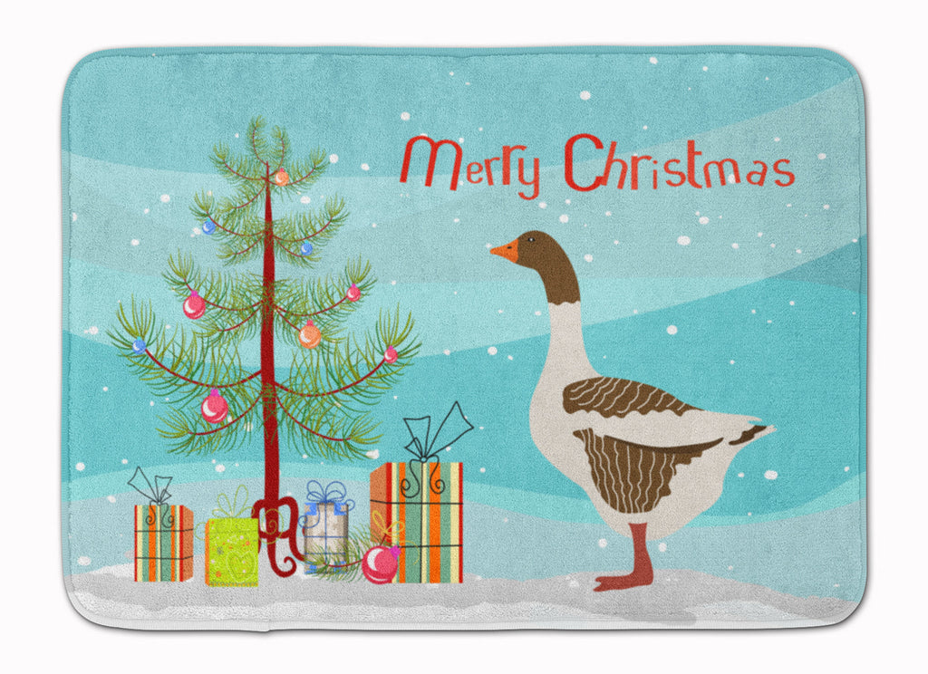 Pomeranian Rogener Goose Christmas Memory Foam Kitchen Mat Machine Washable Anti-Fatigue Cushion Comfort Bath or Kitchen Rug