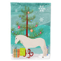 Paso Fino Horse Christmas House Flag 28x40 Porch Sleeve Pole Decorative Outside Yard Banner Artwork Wall Hanging, Polyester