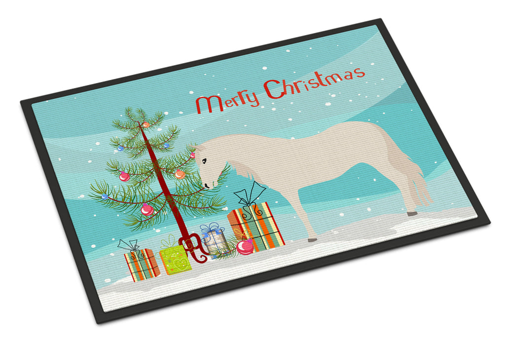 Paso Fino Horse Christmas Doormat Indoor Outdoor 18H X 27W Front Door Mat Rugs for Entryway, Non Slip Washable