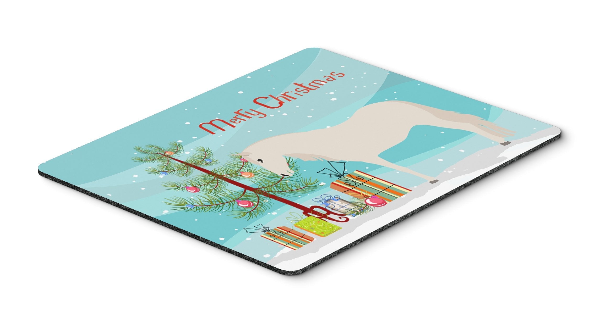 Paso Fino Horse Christmas Mouse Pad, Heat Resistant Trivet Hot Pad , Non Slip Rubber Desk Mat, Kitchen Counter Protector, Home Office Decor Gift