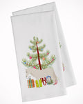 Paso Fino Horse Christmas Kitchen Towel Set of 2 White Dish Towels Decorative Bathroom Hand towel for Hand, Face, Hair, Yoga, Tea, Dishcloth, 19 X 28", White