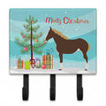 Percheron Horse Christmas Leash or Key Holder Wall Hooks, Coat Rack Wall Mount, for Hanging Keys, Towels, Aprons, Leashes