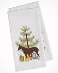 Percheron Horse Christmas Kitchen Towel Set of 2 White Dish Towels Decorative Bathroom Hand towel for Hand, Face, Hair, Yoga, Tea, Dishcloth, 19 X 28", White