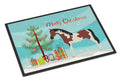 Pinto Horse Christmas Doormat Indoor Outdoor 18H X 27W Front Door Mat Rugs for Entryway, Non Slip Washable