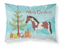 Pinto Horse Christmas Standard Pillowcase Lightweight Super Soft Easy Care Decorative Artwork Pillowcase, Standard