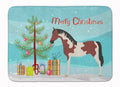 Pinto Horse Christmas Memory Foam Kitchen Mat Machine Washable Anti-Fatigue Cushion Comfort Bath or Kitchen Rug