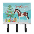 Pinto Horse Christmas Leash or Key Holder Wall Hooks, Coat Rack Wall Mount, for Hanging Keys, Towels, Aprons, Leashes