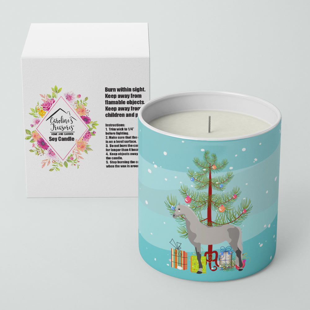 Orlov Trotter Horse Christmas Decorative Soy Candle Nature Soy Wax Essential Oil Home Decor Ideal for Bedroom Kitchen Bath Office Gift, 10 oz
