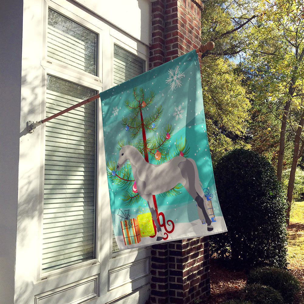 Orlov Trotter Horse Christmas House Flag 28x40 Porch Sleeve Pole Decorative Outside Yard Banner Artwork Wall Hanging, Polyester