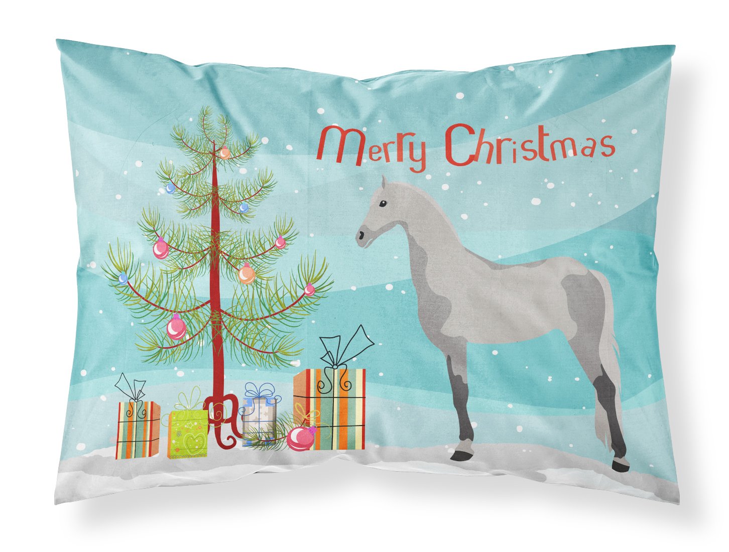 Orlov Trotter Horse Christmas Standard Pillowcase Lightweight Super Soft Easy Care Decorative Artwork Pillowcase, Standard