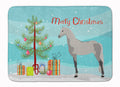 Orlov Trotter Horse Christmas Memory Foam Kitchen Mat Machine Washable Anti-Fatigue Cushion Comfort Bath or Kitchen Rug