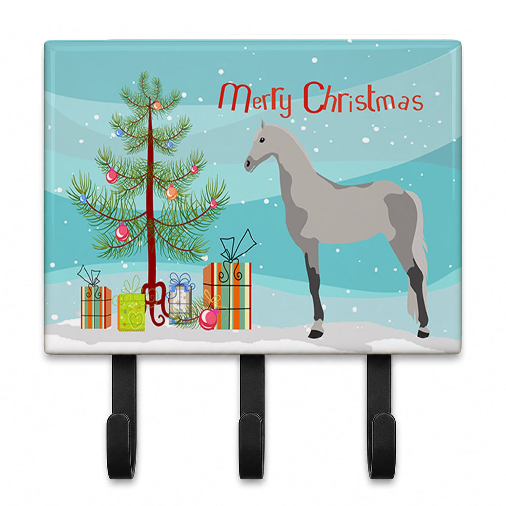 Orlov Trotter Horse Christmas Leash or Key Holder Wall Hooks, Coat Rack Wall Mount, for Hanging Keys, Towels, Aprons, Leashes
