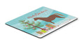 Hannoverian Horse Christmas Mouse Pad, Heat Resistant Trivet Hot Pad , Non Slip Rubber Desk Mat, Kitchen Counter Protector, Home Office Decor Gift