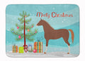 Hannoverian Horse Christmas Memory Foam Kitchen Mat Machine Washable Anti-Fatigue Cushion Comfort Bath or Kitchen Rug