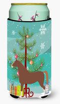 Hannoverian Horse Christmas Tall Boy Hugger Can Cooler Sleeve Machine Washable Drink Collapsible Insulator Beverage Insulated Holder