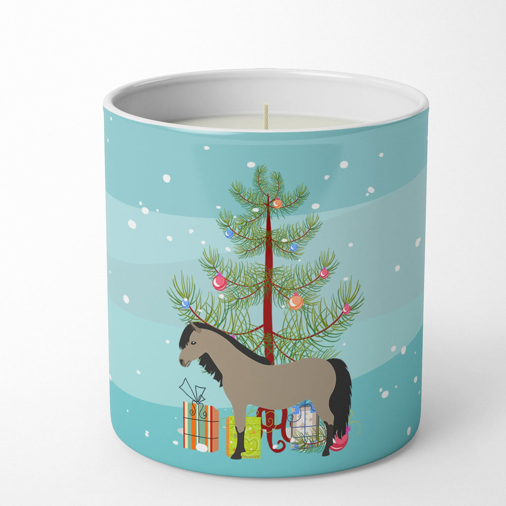 Welsh Pony Horse Christmas Decorative Soy Candle Nature Soy Wax Essential Oil Home Decor Ideal for Bedroom Kitchen Bath Office Gift, 10 oz