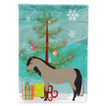 Welsh Pony Horse Christmas House Flag 28x40 Porch Sleeve Pole Decorative Outside Yard Banner Artwork Wall Hanging, Polyester