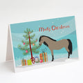 Welsh Pony Horse Christmas Greeting Cards Pack of 8 Blank Cards with Envelopes Whimsical A7 Size 5x7