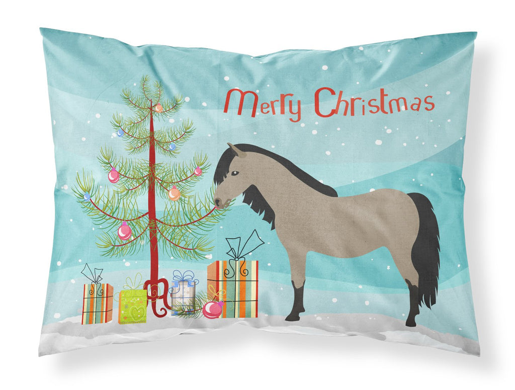 Welsh Pony Horse Christmas Standard Pillowcase Lightweight Super Soft Easy Care Decorative Artwork Pillowcase, Standard