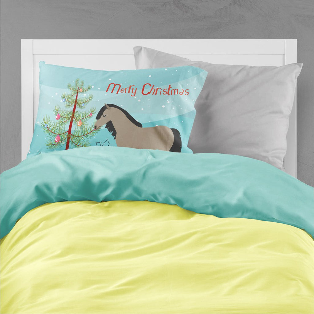 Welsh Pony Horse Christmas Standard Pillowcase Lightweight Super Soft Easy Care Decorative Artwork Pillowcase, Standard