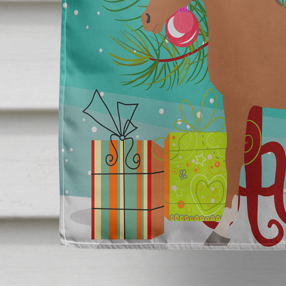 Arabian Horse Christmas House Flag 28x40 Porch Sleeve Pole Decorative Outside Yard Banner Artwork Wall Hanging, Polyester