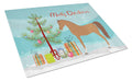 Arabian Horse Christmas Cutting Board Tempered Glass Kitchen Cutting Surface, Heat Resistant Chopping, Non-Slip Feet, Food Prep & Serving