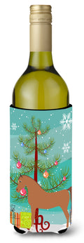 Arabian Horse Christmas Wine Bottle Hugger Gift Sleeve for Standard 750 ml Bottles, Insulated Reusable Also Fits Mini Shot & Pint Bottles