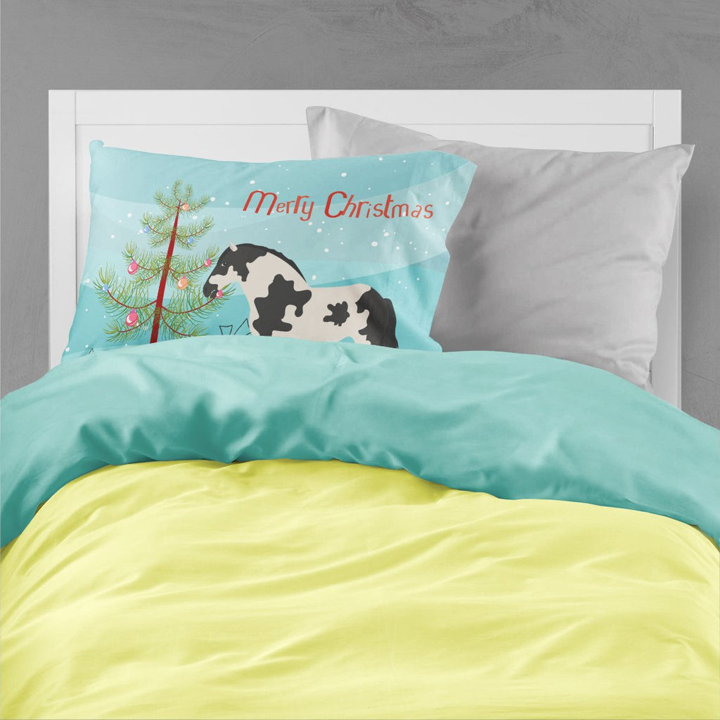 Cyldesdale Horse Christmas Standard Pillowcase Lightweight Super Soft Easy Care Decorative Artwork Pillowcase, Standard
