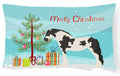 Cyldesdale Horse Christmas Decorative Throw Pillow 12x16 Indoor Outdoor Accent Cushion, Fabric Cover with Insert for Sofa, Bed, Porch & Living Room