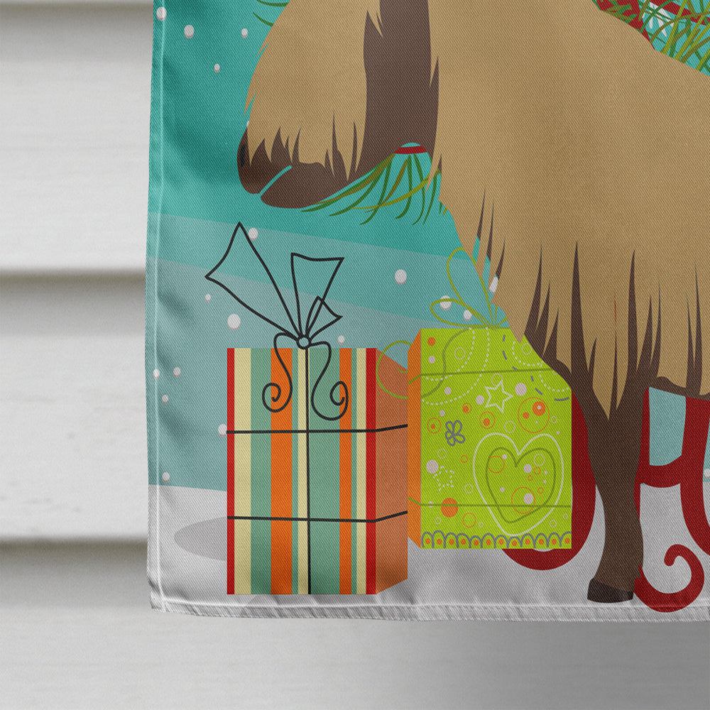 Shetland Pony Horse Christmas House Flag 28x40 Porch Sleeve Pole Decorative Outside Yard Banner Artwork Wall Hanging, Polyester
