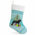 Friesian Horse Christmas Holiday Stocking Double-Sided Print, Polyester Suede,11x18, Made in USA