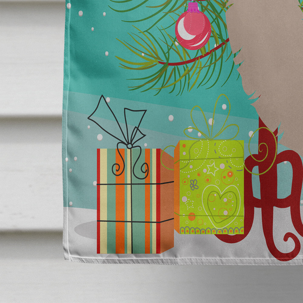 Llama Christmas House Flag 28x40 Porch Sleeve Pole Decorative Outside Yard Banner Artwork Wall Hanging, Polyester
