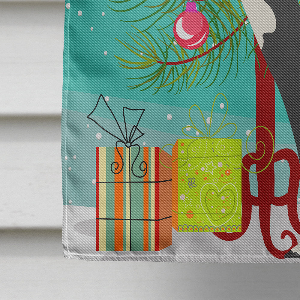 Llama Q' Ara Christmas House Flag 28x40 Porch Sleeve Pole Decorative Outside Yard Banner Artwork Wall Hanging, Polyester