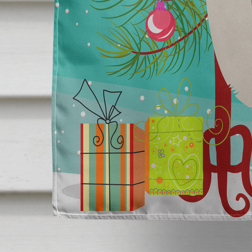 Alpaca Christmas House Flag 28x40 Porch Sleeve Pole Decorative Outside Yard Banner Artwork Wall Hanging, Polyester