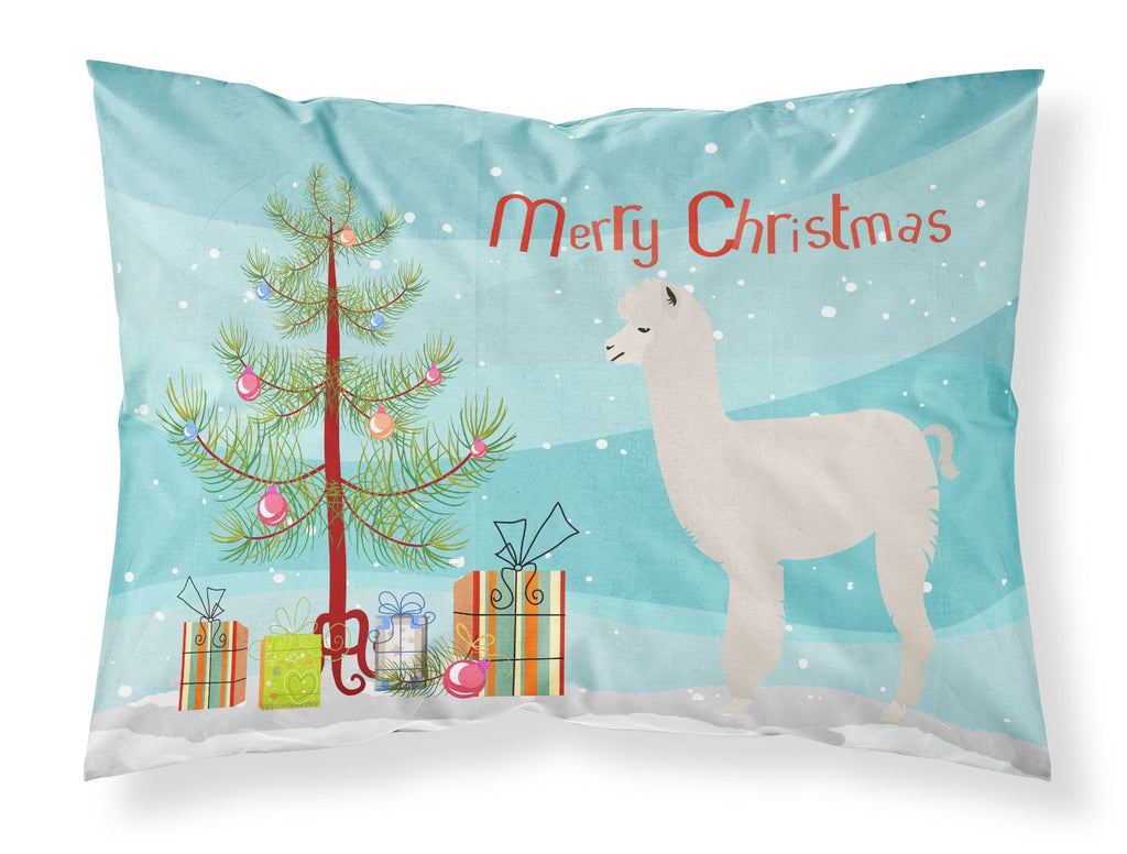 Alpaca Christmas Standard Pillowcase Lightweight Super Soft Easy Care Decorative Artwork Pillowcase, Standard