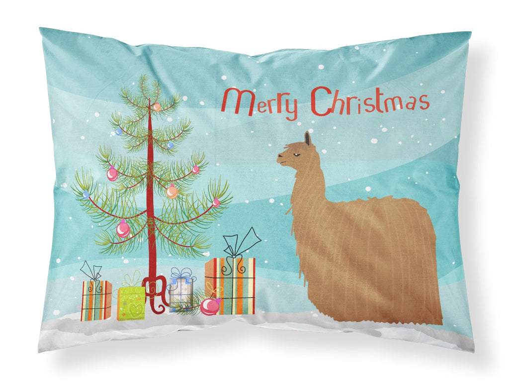 Alpaca Suri Christmas Standard Pillowcase Lightweight Super Soft Easy Care Decorative Artwork Pillowcase, Standard
