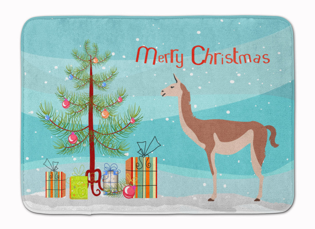 Guanaco Christmas Memory Foam Kitchen Mat Machine Washable Anti-Fatigue Cushion Comfort Bath or Kitchen Rug