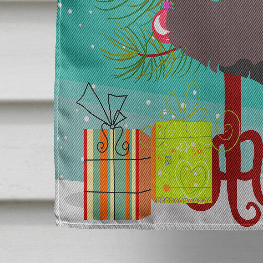 Emu Christmas House Flag 28x40 Porch Sleeve Pole Decorative Outside Yard Banner Artwork Wall Hanging, Polyester