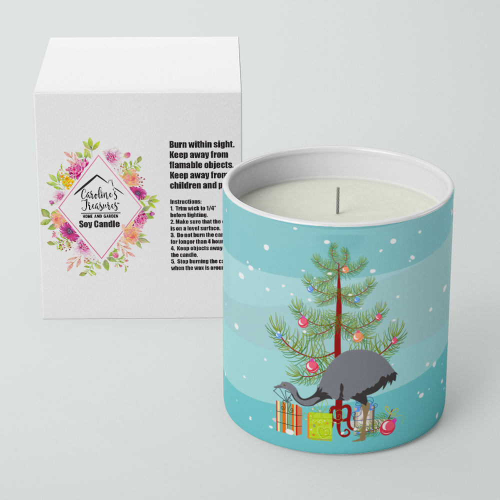 Rhea  Christmas Decorative Soy Candle Nature Soy Wax Essential Oil Home Decor Ideal for Bedroom Kitchen Bath Office Gift, 10 oz