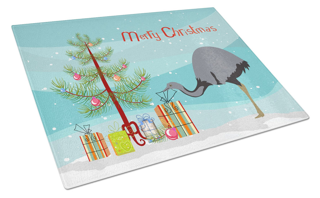 Rhea  Christmas Cutting Board Tempered Glass Kitchen Cutting Surface, Heat Resistant Chopping, Non-Slip Feet, Food Prep & Serving