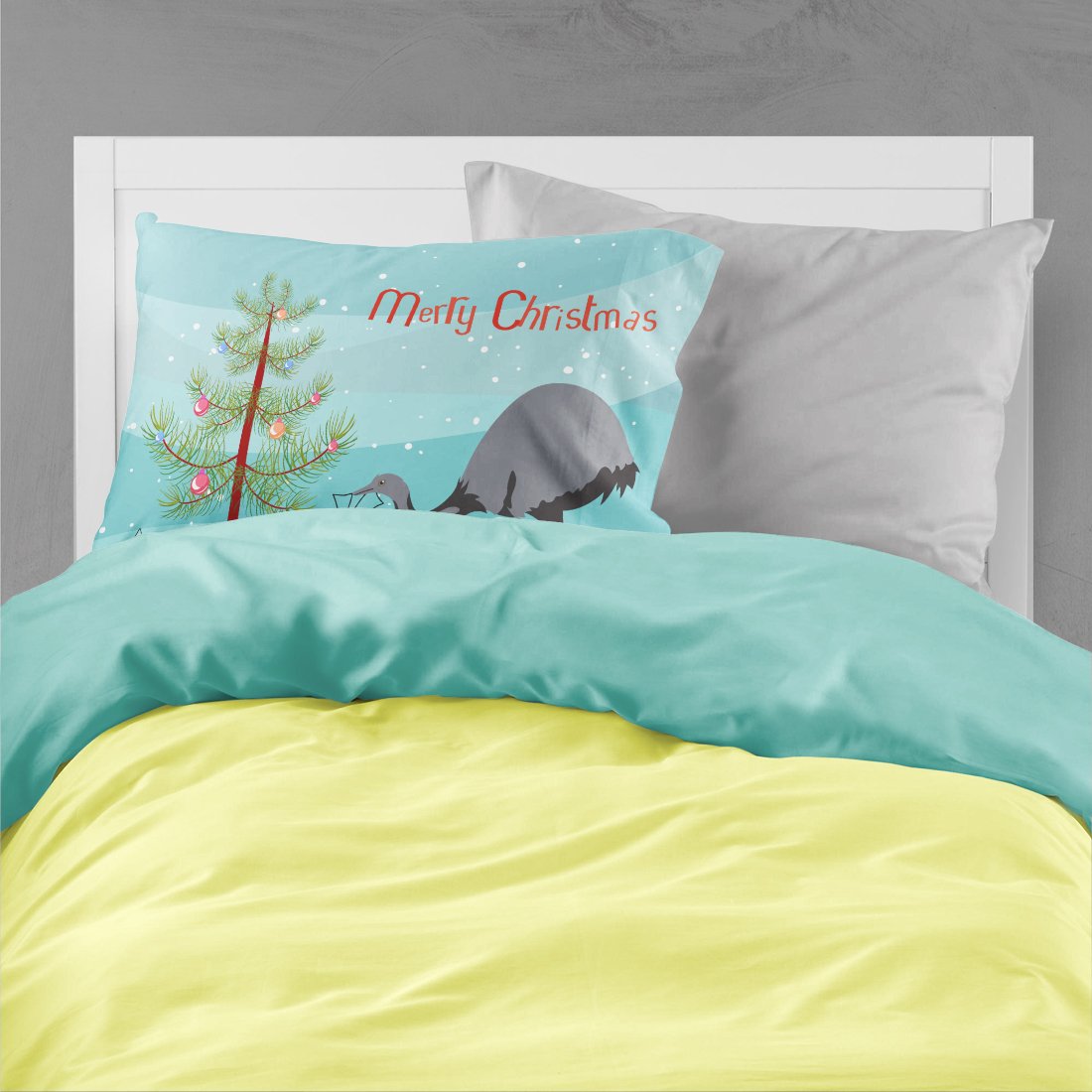Rhea  Christmas Standard Pillowcase Lightweight Super Soft Easy Care Decorative Artwork Pillowcase, Standard