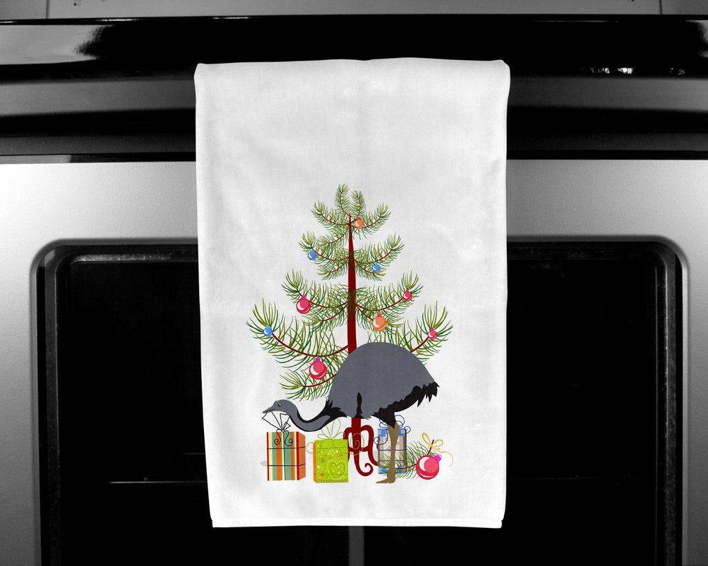 Rhea  Christmas Kitchen Towel Set of 2 White Dish Towels Decorative Bathroom Hand towel for Hand, Face, Hair, Yoga, Tea, Dishcloth, 19 X 28", White