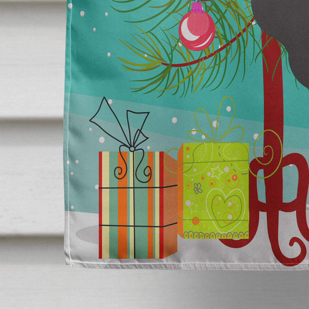 Common Ostrich Christmas House Flag 28x40 Porch Sleeve Pole Decorative Outside Yard Banner Artwork Wall Hanging, Polyester