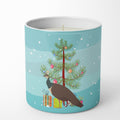 Indian Peahen Peafowl Christmas Decorative Soy Candle Nature Soy Wax Essential Oil Home Decor Ideal for Bedroom Kitchen Bath Office Gift, 10 oz