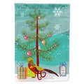 Golden or Chinese Pheasant Christmas House Flag 28x40 Porch Sleeve Pole Decorative Outside Yard Banner Artwork Wall Hanging, Polyester