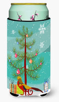 Golden or Chinese Pheasant Christmas Tall Boy Hugger Can Cooler Sleeve Machine Washable Drink Collapsible Insulator Beverage Insulated Holder