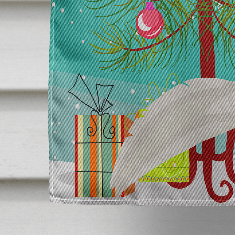 Silver Pheasant Christmas House Flag 28x40 Porch Sleeve Pole Decorative Outside Yard Banner Artwork Wall Hanging, Polyester