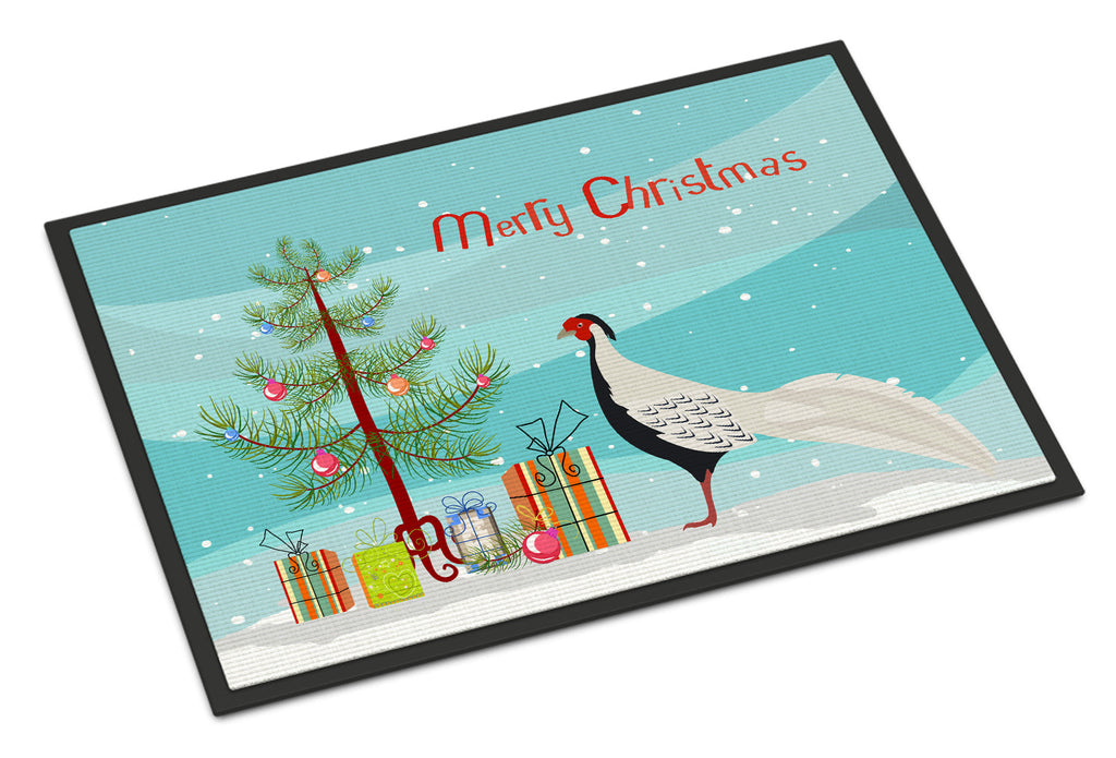 Silver Pheasant Christmas Doormat Indoor Outdoor 18H X 27W Front Door Mat Rugs for Entryway, Non Slip Washable